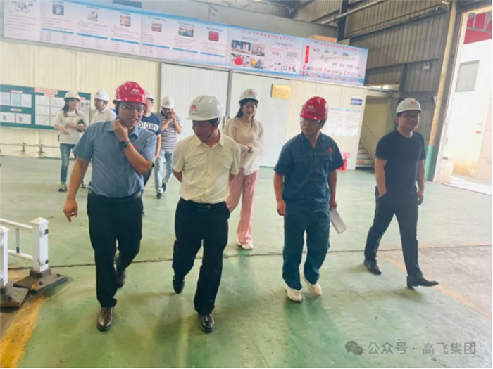 熱烈歡迎河南省應急管理廳一級巡視員孫兆賢等領導一行蒞臨高飛股份 熱烈歡迎河南省應急管理廳一級巡視員孫兆賢等領導一行蒞臨高飛股份